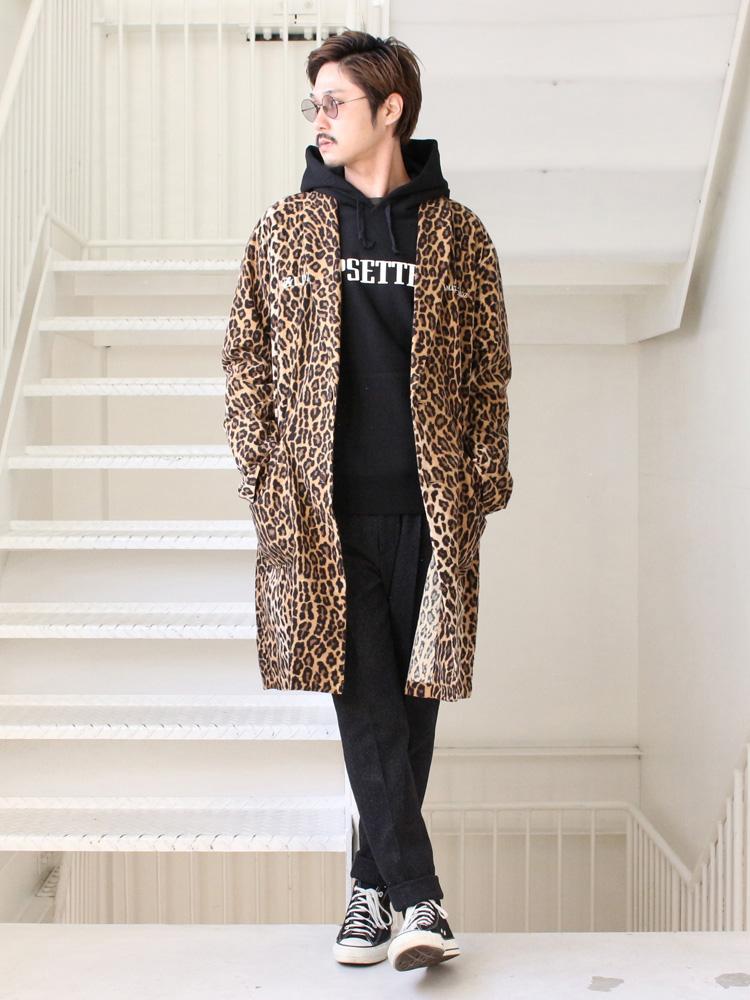 Wacko Maria 卍line Leopard Gown Coat Cocorozashi