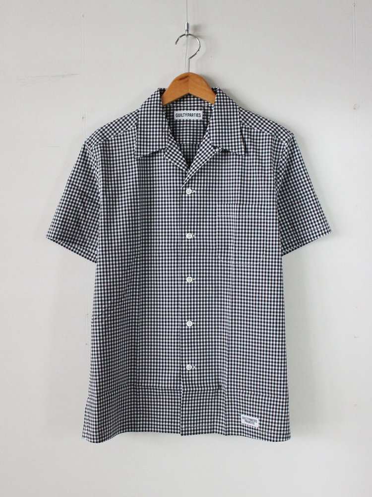 WACKO MARIA｜OPEN COLLAR SHIRT (TYPE 2) #BLACK – cocorozashi