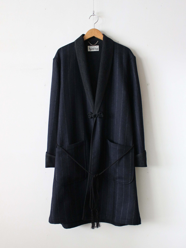 WACKO MARIA｜STRIPED SMOKING JACKET #NAVY – cocorozashi