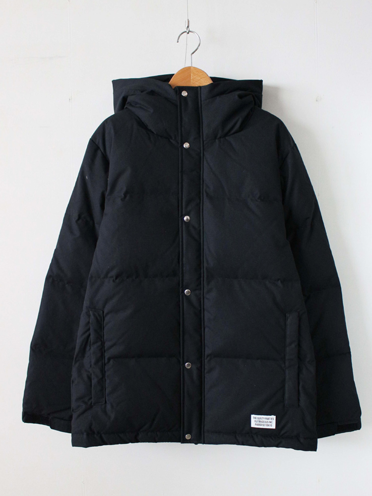 WACKO MARIA｜VENTILE HOODED DOWN JACKET #BLACK – cocorozashi