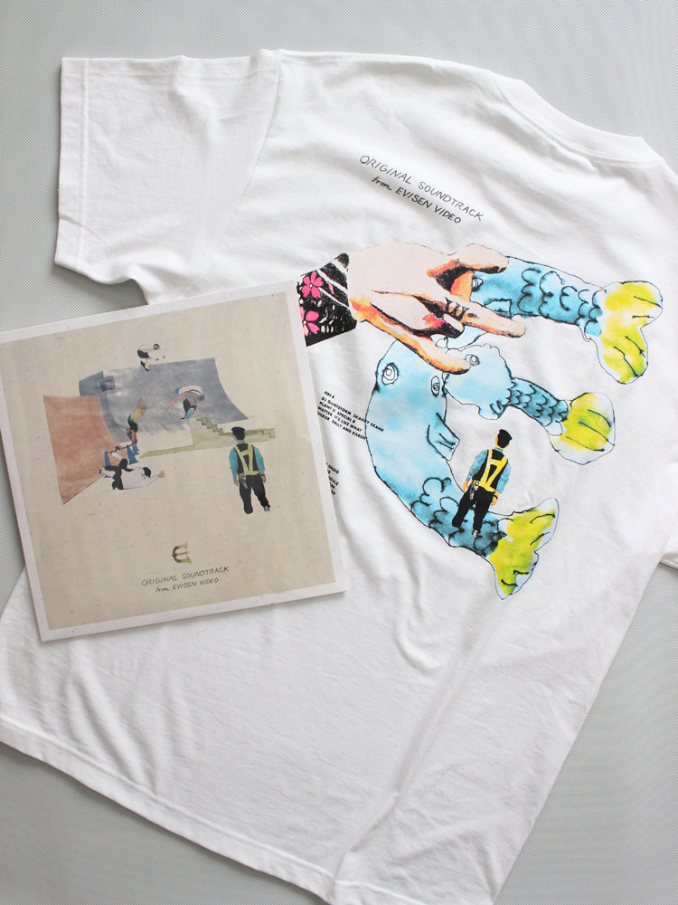 Evisen Skateboards｜ORIGINAL SOUNDTRACK and TEE #WHITE [EV19ST003