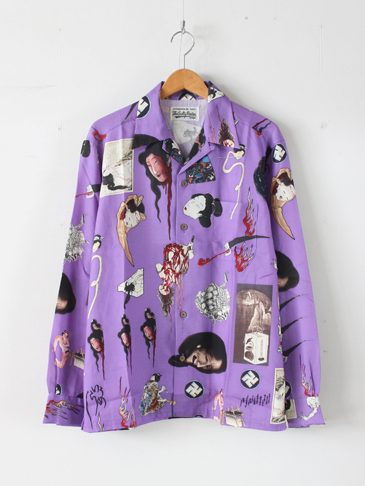 WACKO MARIA｜HAWAIIAN SHIRT L/S (TYPE 2) #L-PURPLE [19FWE-WMS-HI04] –  cocorozashi