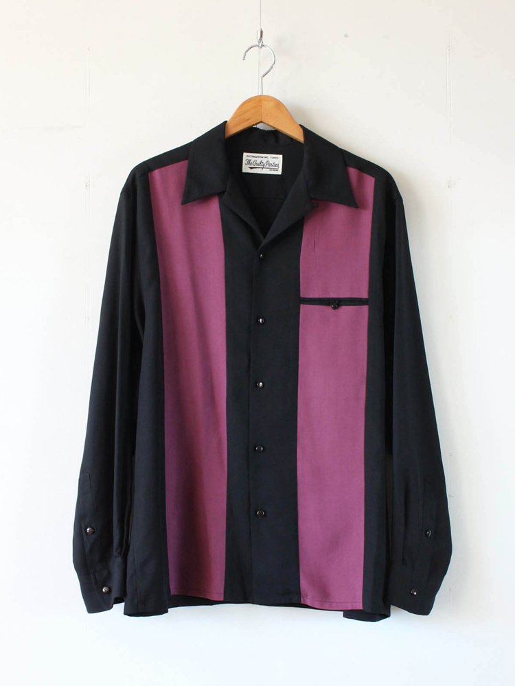 WACKO MARIA｜TWO-TONE 50'S SHIRT #BURGUNDY [19FW-WMS-OC04 ...