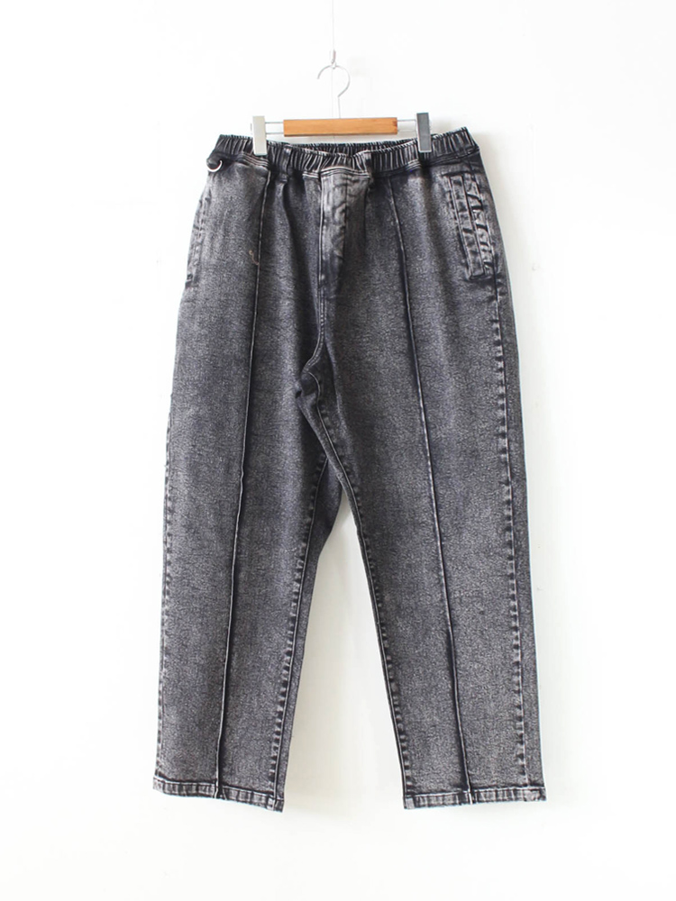 Evisen Skateboards｜PIN TUCK EASY DENIM PANTS #CHEMICAL BLACK