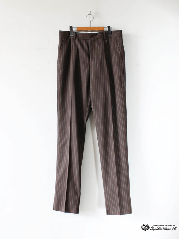 WACKO MARIA｜PLEATED TROUSERS (TYPE 2) #BROWN [20SS-WMP-TR06