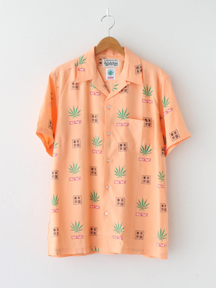 WACKO MARIA｜HIGHTIMES | HAWAIIAN SHIRT #ORANGE [HIGHTIMES-WM-HI04