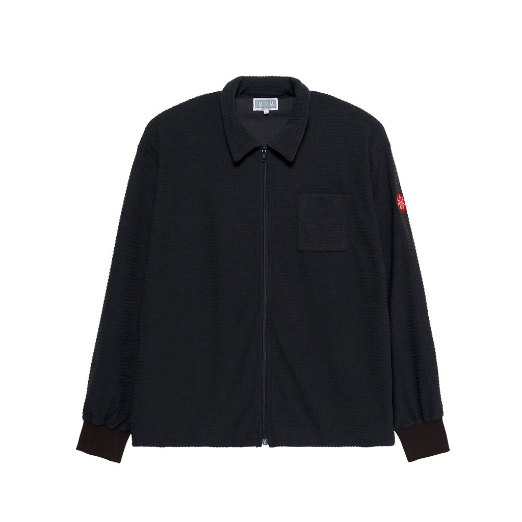 C.E｜BLOCK FLEECE ZIP SHIRT #BLACK [CES18CS18] – cocorozashi