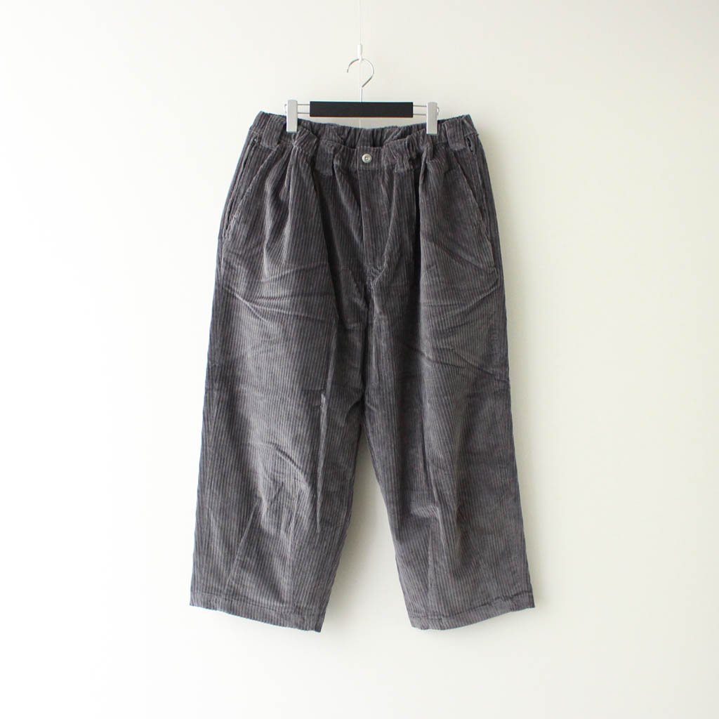 TIGHTBOOTH PRODUCTION｜CORD BAGGY PANTS #CHARCOAL [FW20-B04