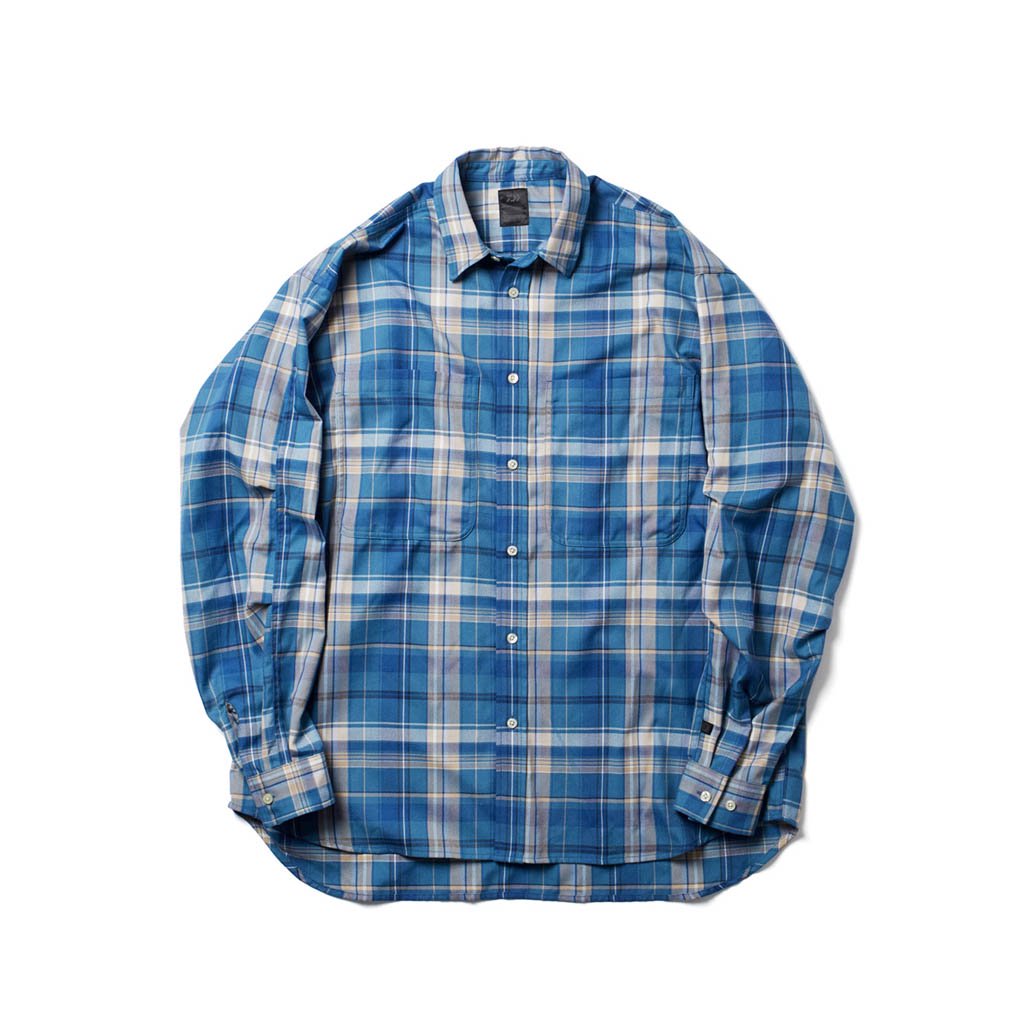 DAIWA PIER39｜TECH WORK SHIRTS FRANNEL PLAIDS #BLUE [BE-89021 ...