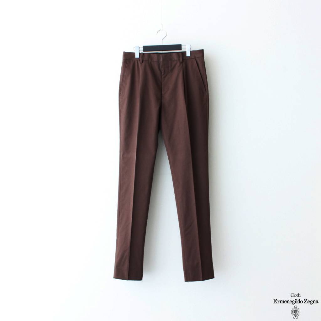WACKO MARIA｜PLEATED TROUSERS TYPE 1 #BROWN [21SS-WMP-TR11 