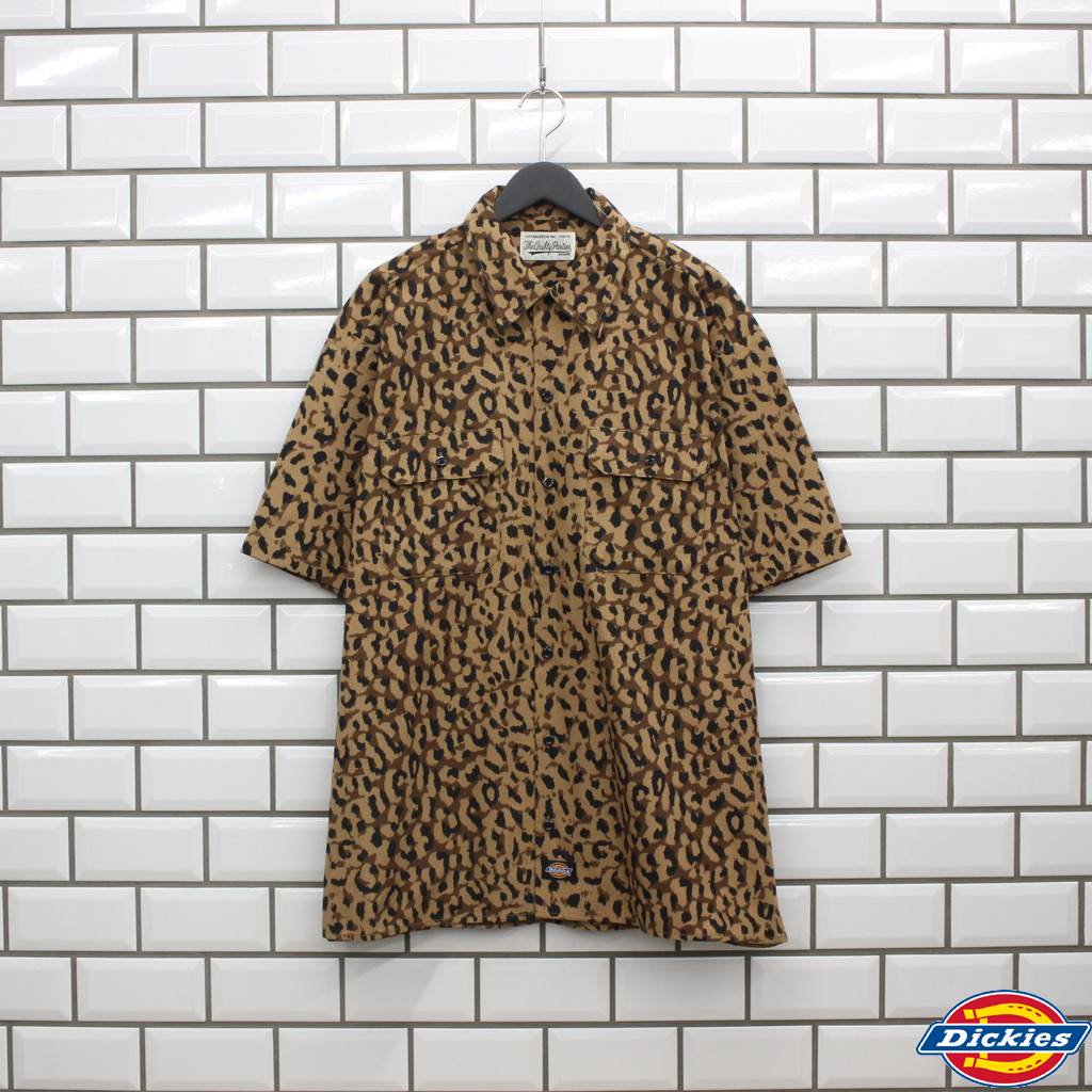 WACKO MARIA｜DICKIES | WORK SHIRT TYPE 2 #BROWN [DICKIES-WM-WR02