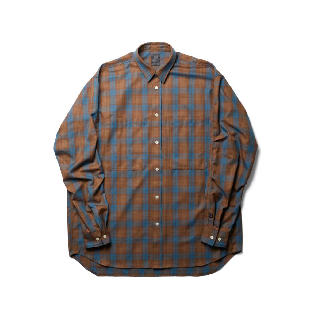 DAIWA PIER39｜TECH FLANNEL WORKERS SHIRTS #BROWN CHECK [BE-88021W