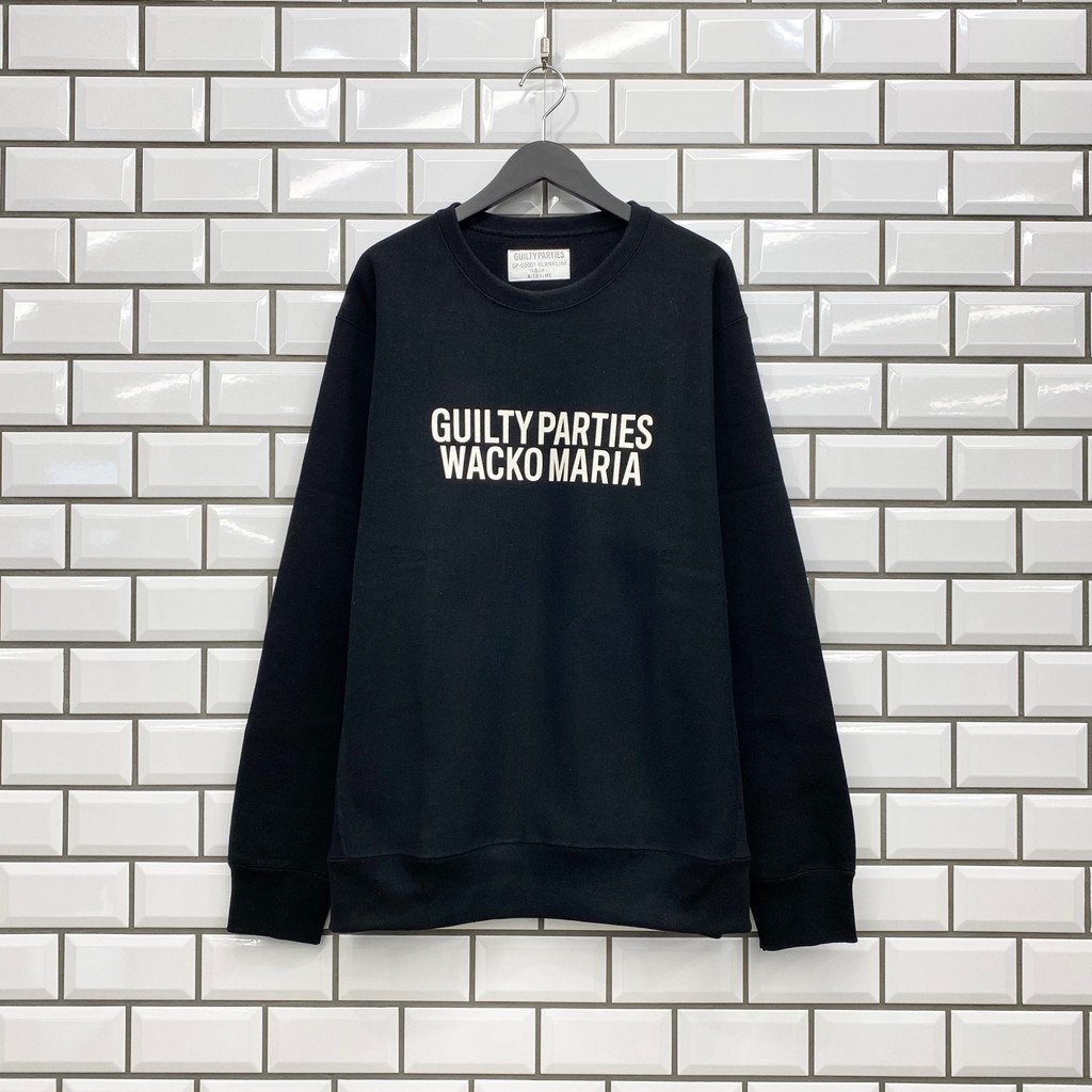 COLOWACKO MARIA（ワコマリア） SWEAT SHIRT BLACK L