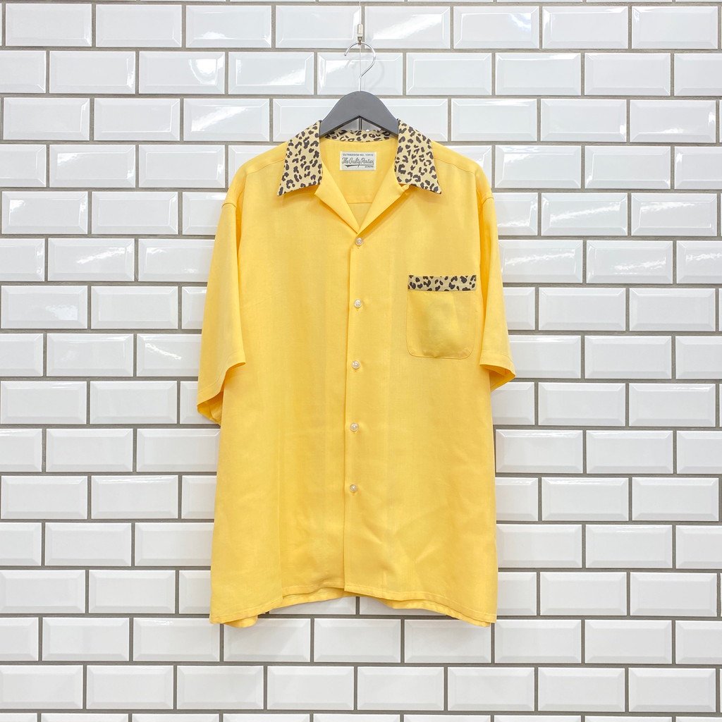 WACKO MARIA｜TWO-TONE 50S SHIRT (TYPE 3) #YELLOW [22SS-WMS-OC13