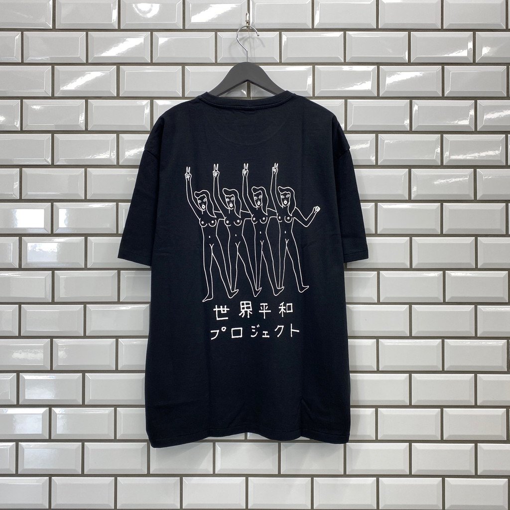 WACKO MARIA 世界平和プロジェク T-SHIRT 黒 XL-