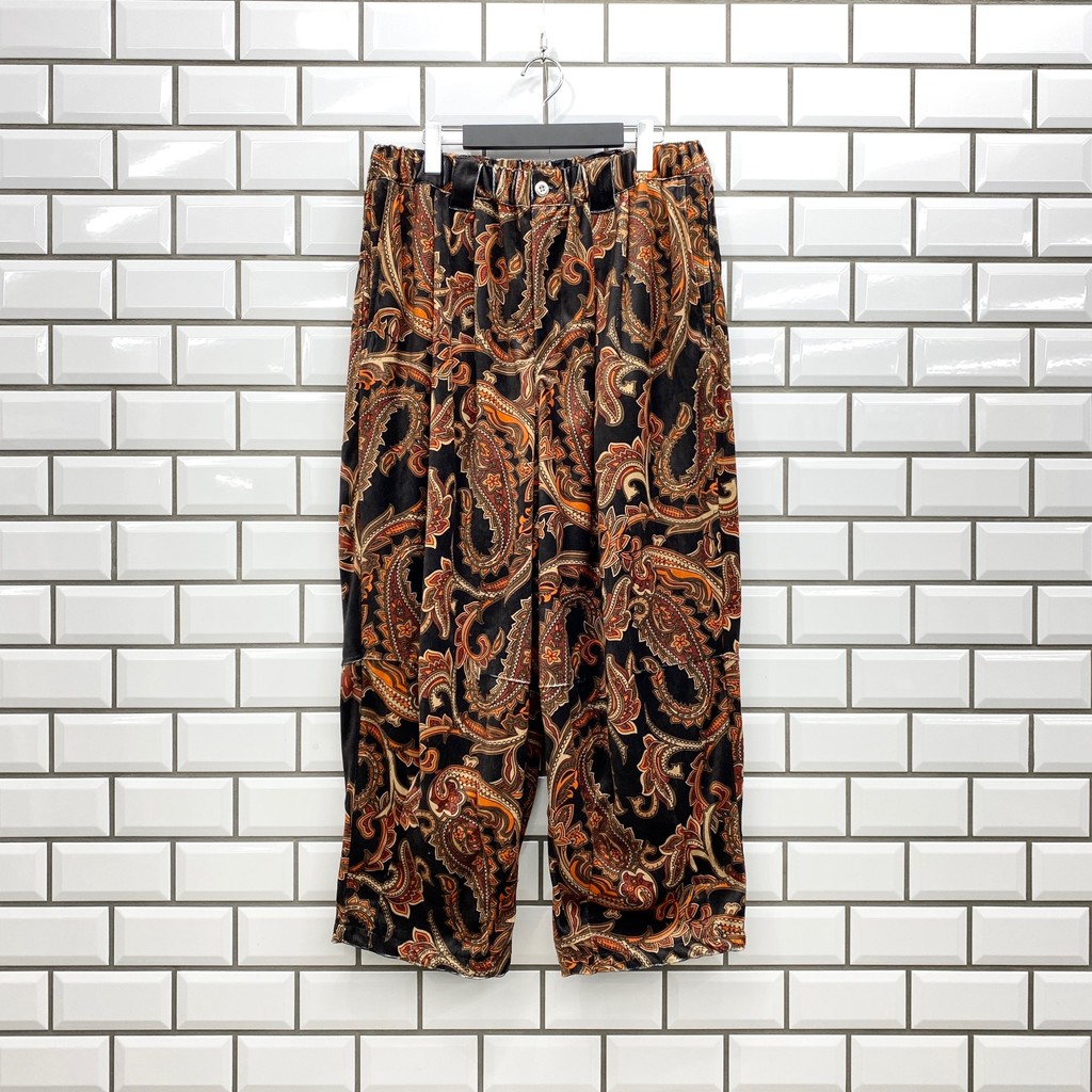 TIGHTBOOTH PRODUCTION｜PAISLEY VELOR BALLOON PANTS
