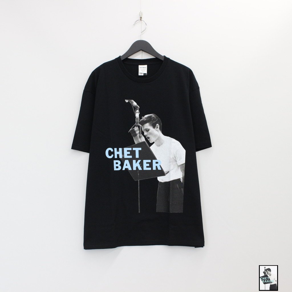 CHET BAKER | WASHED HEAVY WEIGHT CREW NECK T-SHIRT (TYPE 3) #BLACK ...