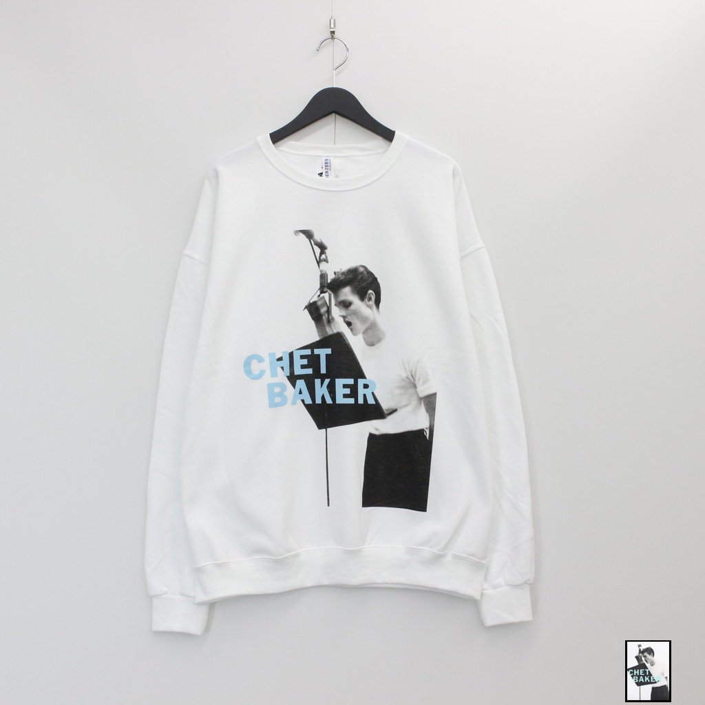 CHET BAKER | CREW NECK SWEAT SHIRT (TYPE 3) #WHITE [CHETBAKER-WM