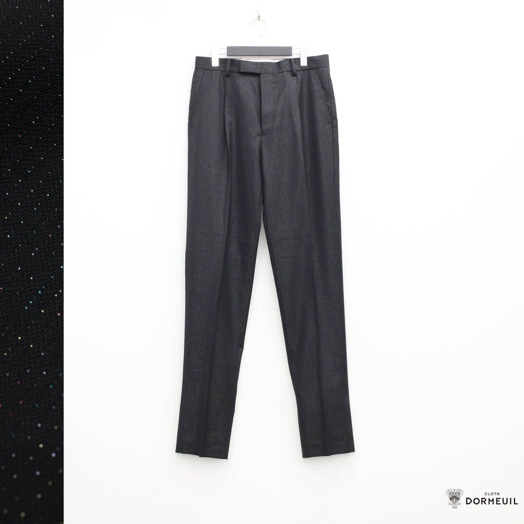 PLEATED TROUSERS (TYPE 1) #BLACK [22SS-WMP-TR28] – cocorozashi