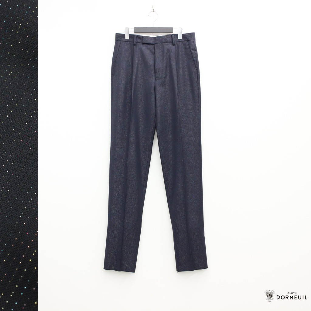 PLEATED TROUSERS (TYPE 1) #NAVY [22SS-WMP-TR28] – cocorozashi