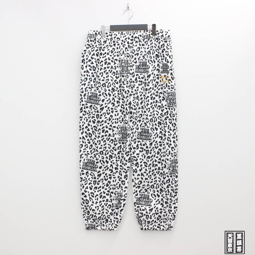 BLACKEYEPATCH | LEOPARD TRACK PANTS #WHITE [BEP-WM-TP02] – cocorozashi