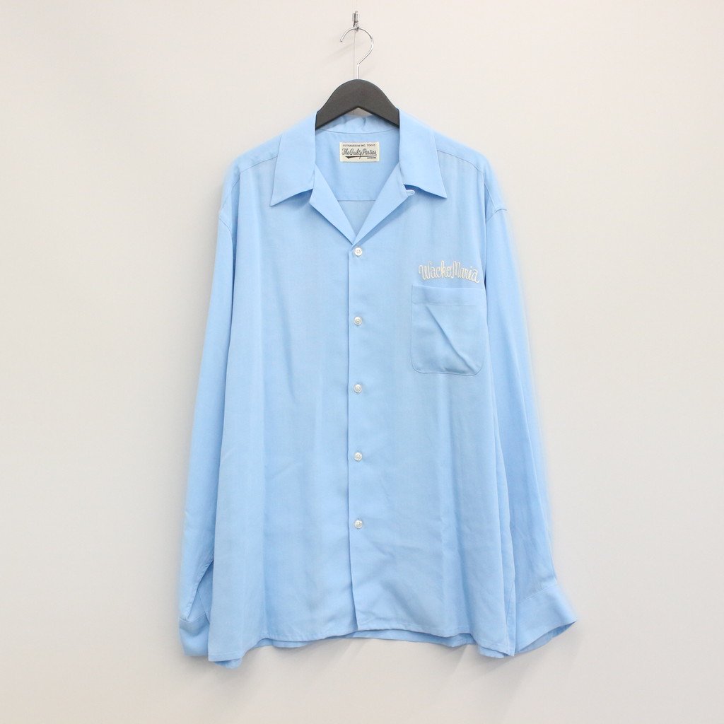 50'S SHIRT L/S -TYPE 2- #L-BLUE [22FWE-WMS-OC02] – cocorozashi