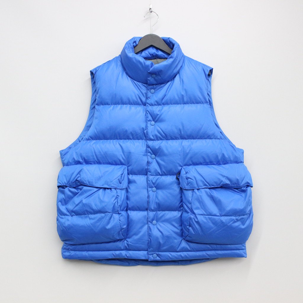 TECH BACK PACKER DOWN VEST #BLUE [BW-24022W] – cocorozashi