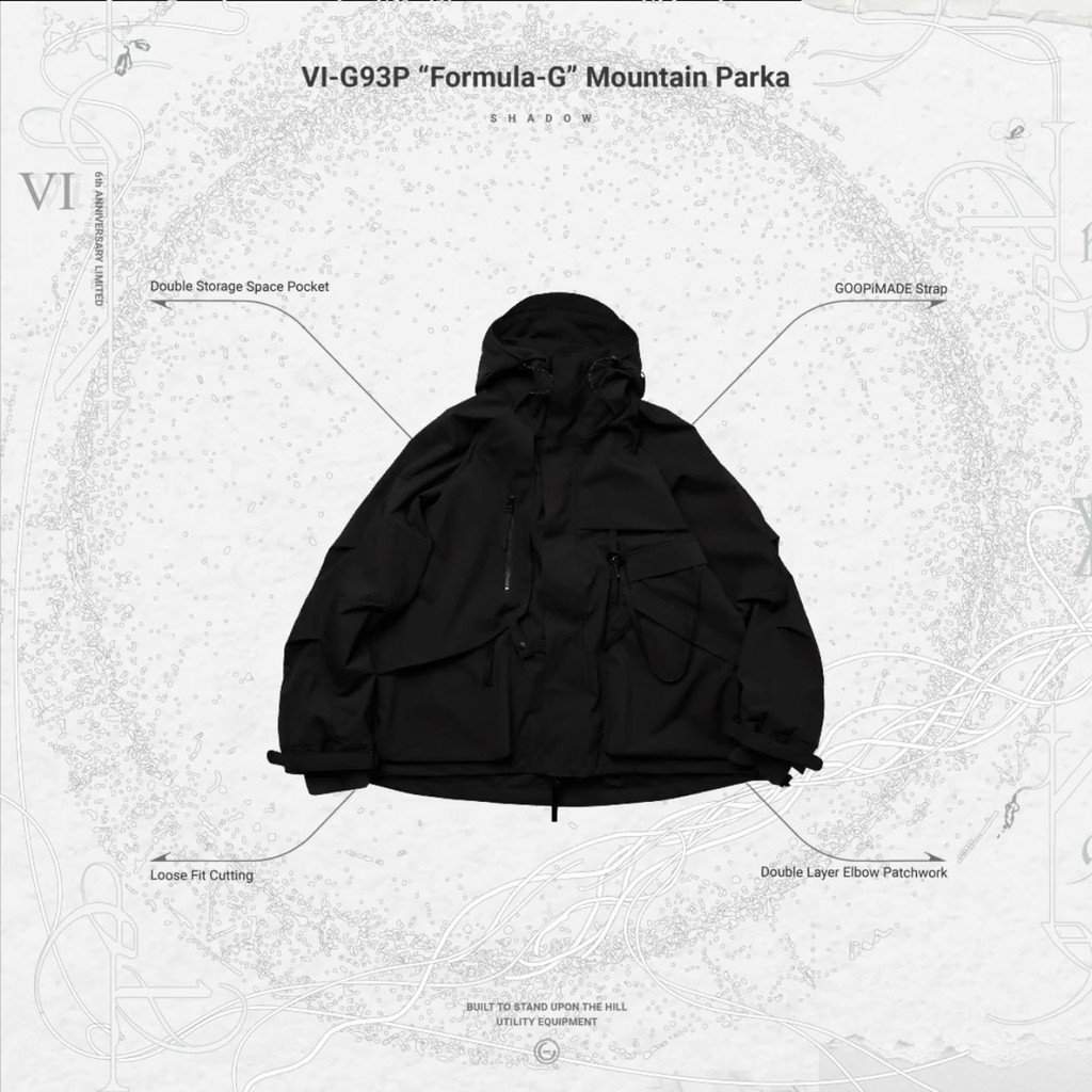 GOOPiMADE /VI-G93P Mountain Parka Jacket