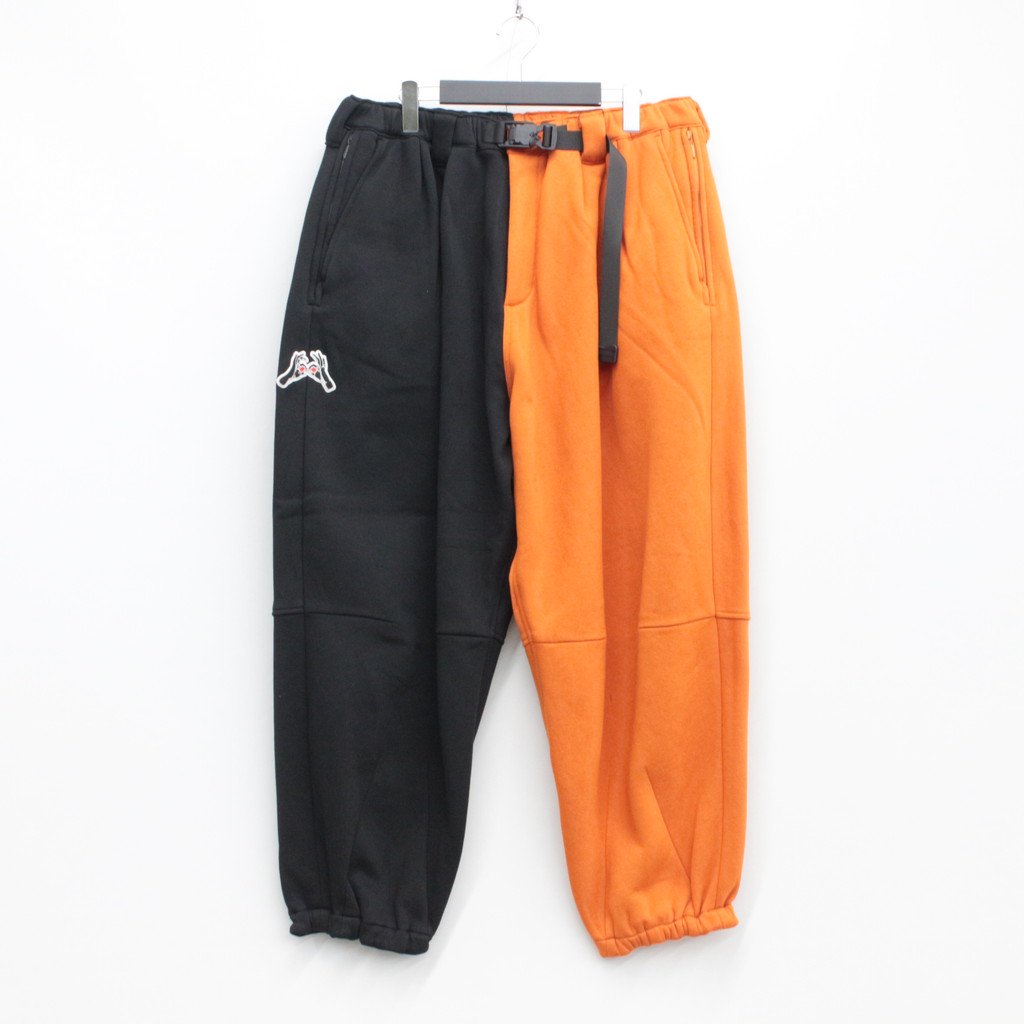 KILLER BONG | CYBORG BALLOON PANTS #BLACK/ORANGE [FW22-TBKB04