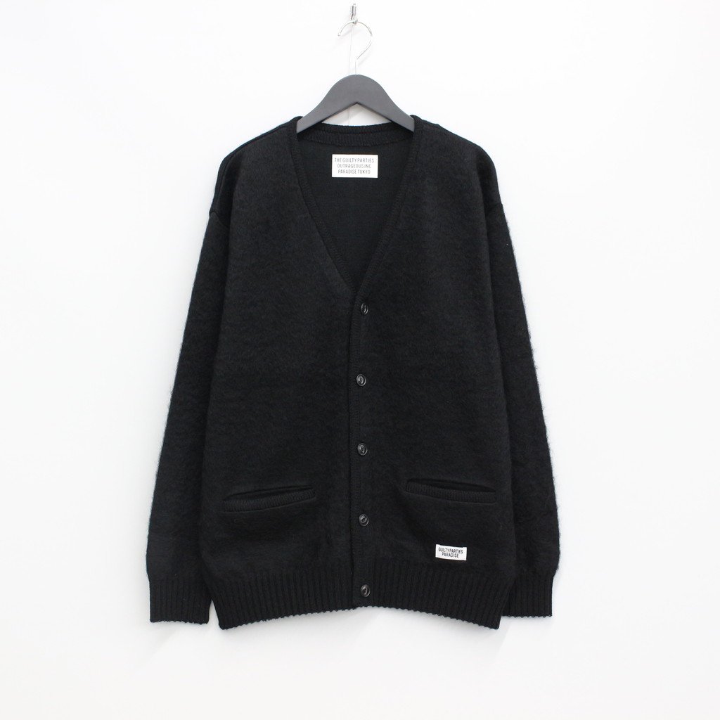 WACKO MARIA MOHAIR CARDIGAN 21fw Green | www.jarussi.com.br