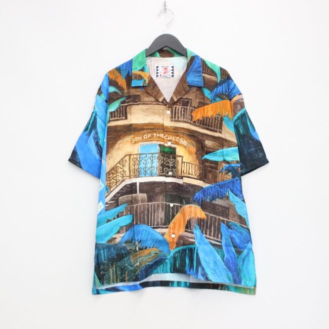 OIL PAINTING SHIRT #BLUE [SC2310-SH15]