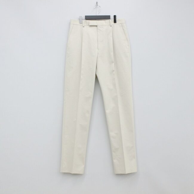 PLEATED TROUSERS #IVORY [23SS-WMP-TR34]