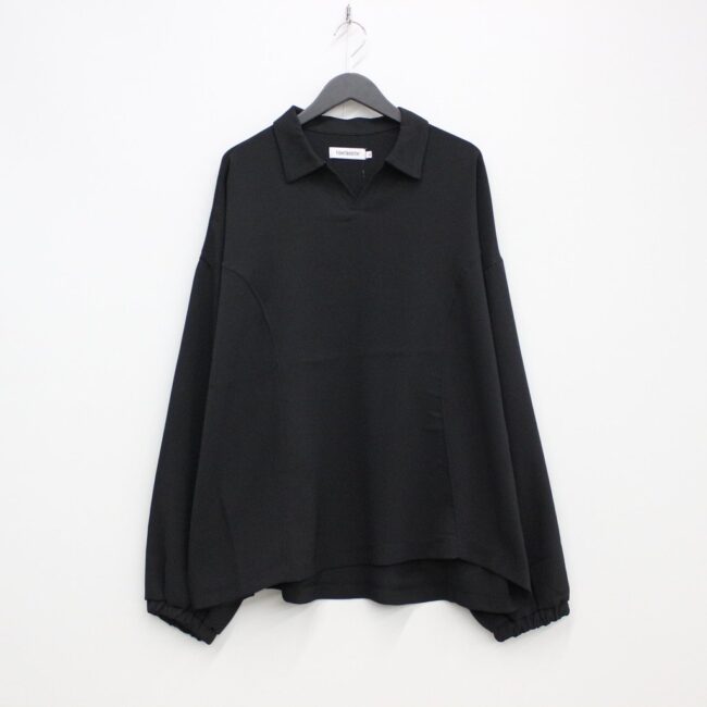 PIN HEAD LS OPEN SHIRT #BLACK [SS23-S03]