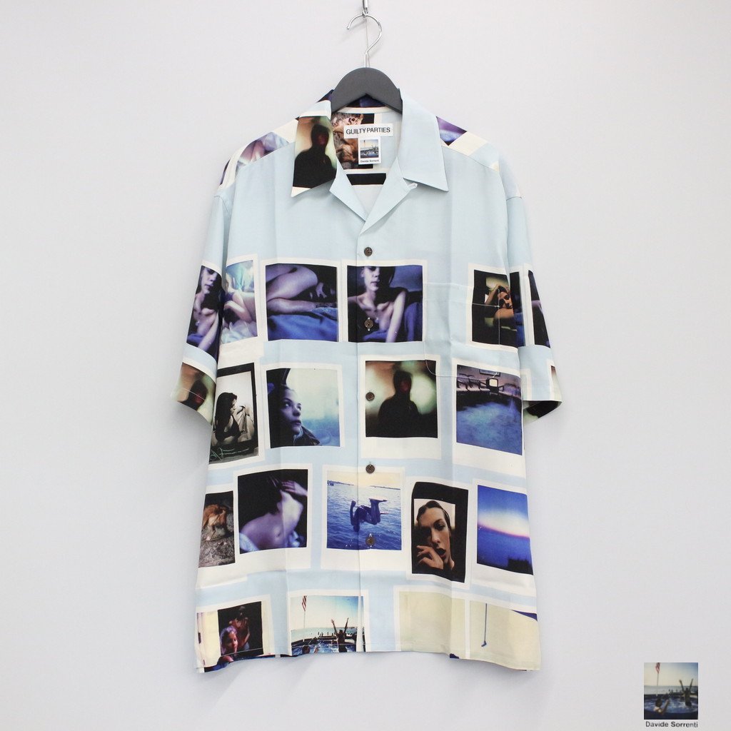 ◉新作 DAVIDE SORRENTI / S/S HAWAIIAN SHIRT-www.steffen.com.br