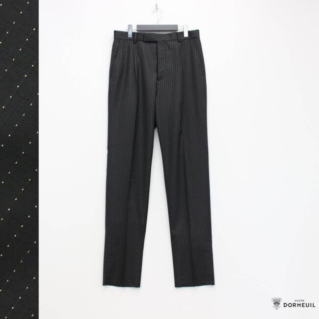 PLEATED TROUSERS -TYPE 2- #BLACK [23SS-WMP-TR29]