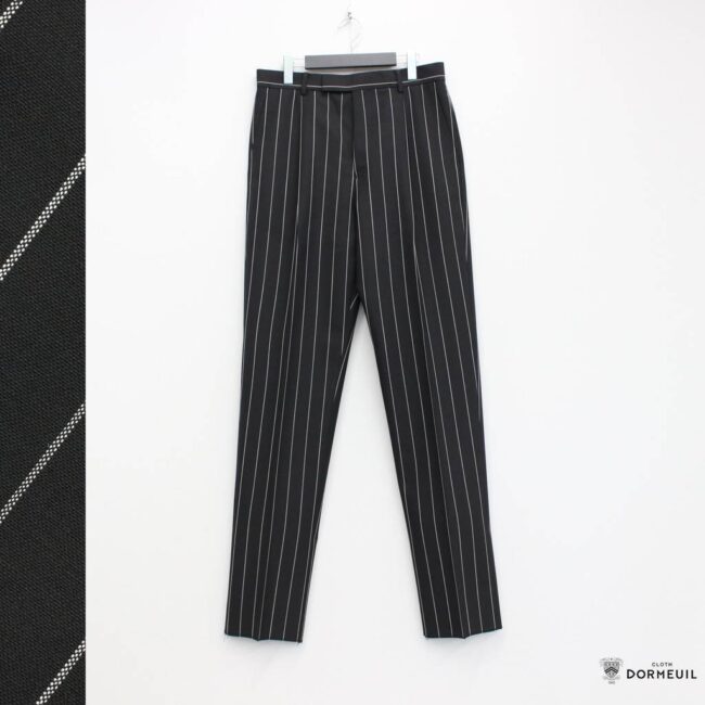 PLEATED TROUSERS -TYPE 2- #BLACK [23SS-WMP-TR23]