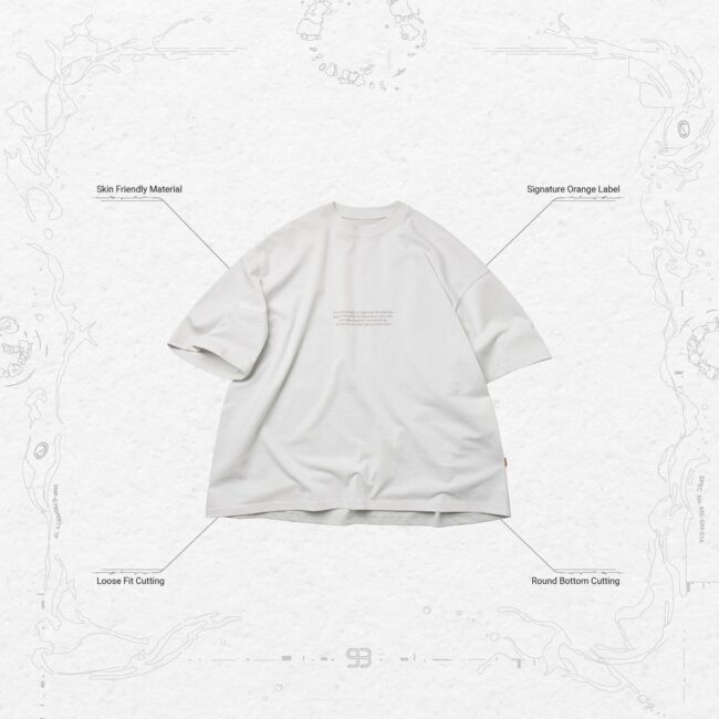 「K501-RT」 New Order Graphic Tee #ASH WHITE [GOOPI-23SS-MAY-02]